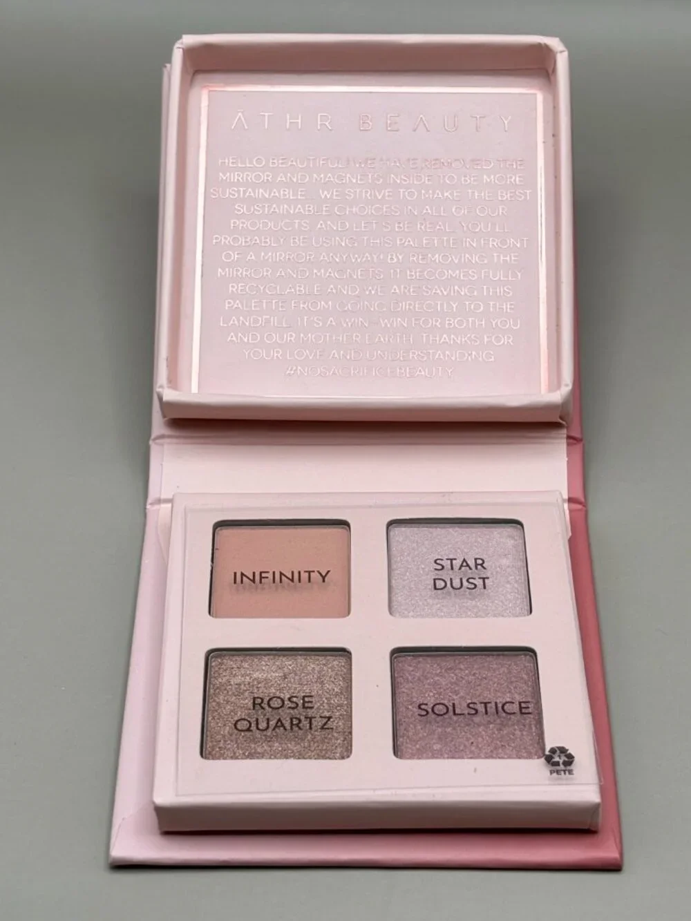 ATHR Beauty - Rose Quartz Crystal Quad Eye Shadow